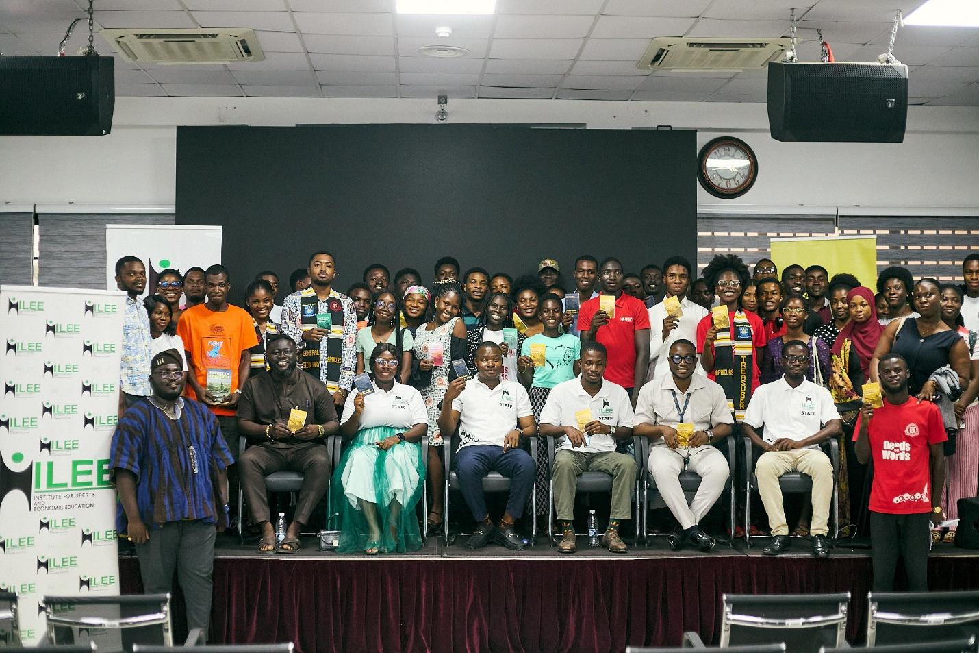 ILEE team with some staff and students of University from Ghana