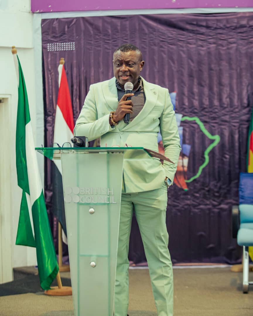 Pro. Enock Opoku Antwi, a leadership and Governance Consultant delivering the keynote Address